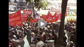 Manifestación del primero de mayo. 1980. Sevilla (España).