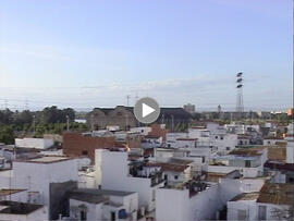 Imagenes de la estructura urbanistica del barrio. 2001. La Bachillera (barrio, Sevilla, Espana, c...