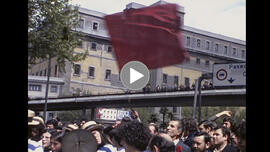 Manifestación del primero de mayo. 1981. Madrid (España).