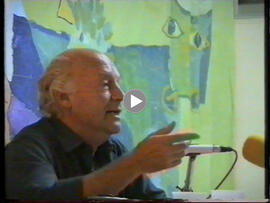 Coloquio entre el público y Eduardo Galeano. 1999. Morón de la Frontera (Sevilla, España)