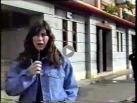El centro de salud de San Diego, obras paralizadas. Habla San Diego Television. 1990-12. Sevilla ...