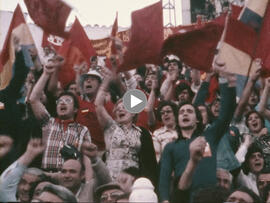 Mitin electoral de la Candidatura de los trabajadores en las Elecciones Generales. 1977. Plaza de...