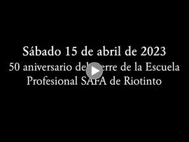 Vídeo invitación para el encuentro por el 50 aniversario del cierre de la Escuela Profesional SAF...