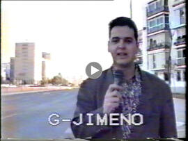 Obras de la Ronda del Tamarguillo. Habla San Diego Television. 1990-12. Sevilla (España).