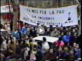 Juicio a insumisos en Albacete. Habla San Diego Televisión. 1991-02. Sevilla (España).
