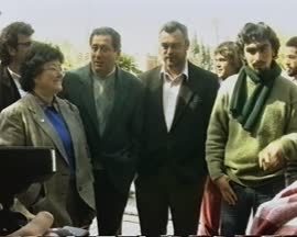 Juicio al insumiso Eugenio Gallardo "Popi". 3 de marzo de 1993. Sevilla (España).